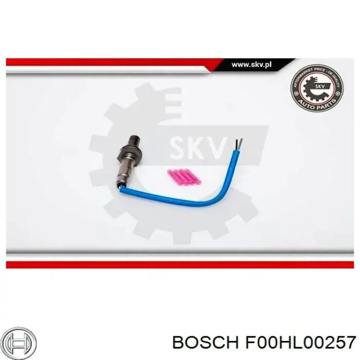 F00HL00257 Bosch лямбда-зонд, датчик кислорода до катализатора