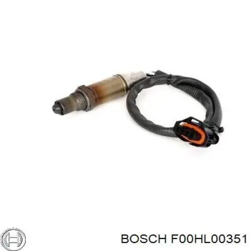 F00HL00351 Bosch sonda lambda, sensor de oxigênio depois de catalisador