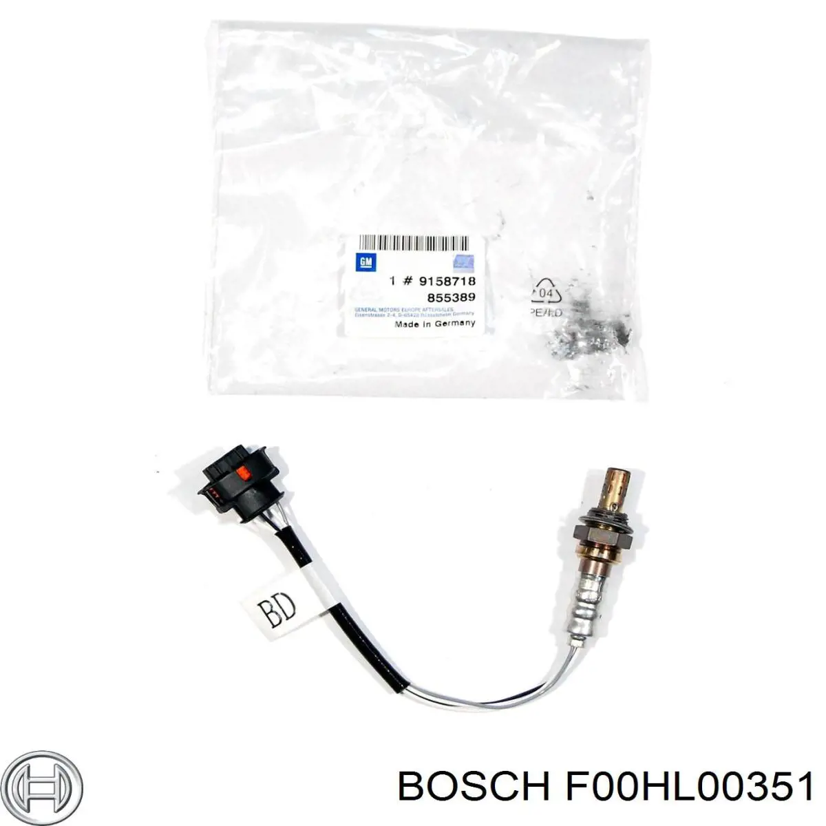 Датчик кислорода после катализатора F00HL00351 Bosch