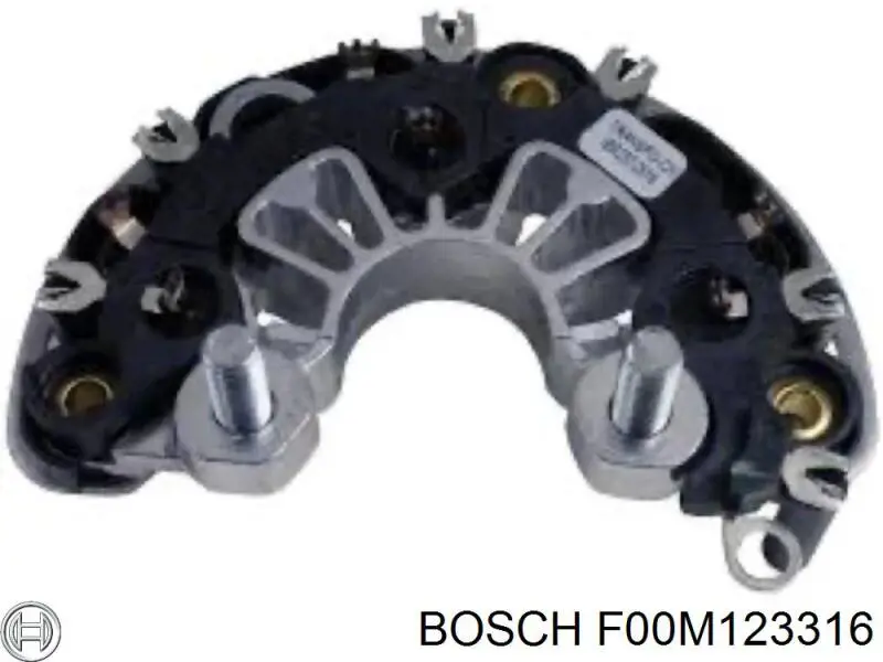 Міст доданий генератора F00M123316 Bosch