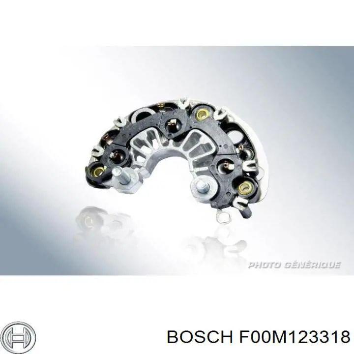Диодный мост генератора Bosch F00M123318