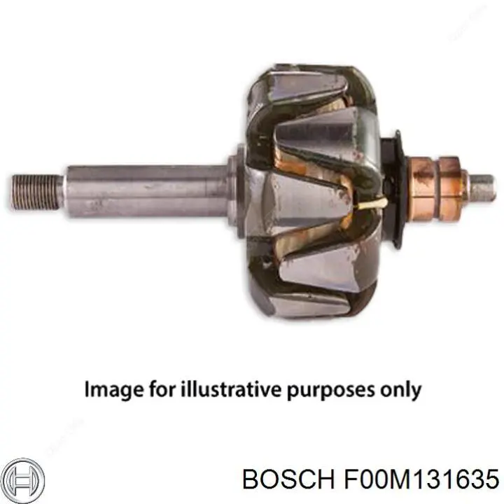 Якорь (ротор) генератора Bosch F00M131635