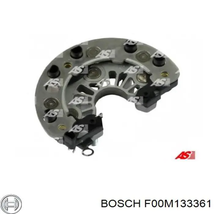 F00M133361 Bosch eixo de diodos do gerador