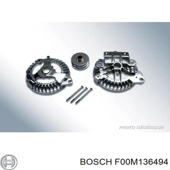 F00M136494 Bosch tampa traseira do gerador