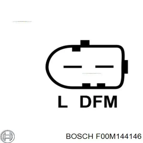 Реле регулятор генератора Bosch F00M144146