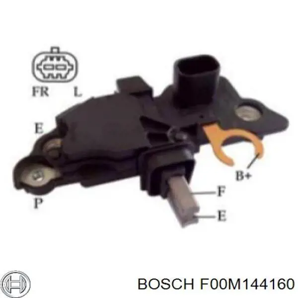 Купить F00M144160 Bosch Реле регулятор напряжения генератора
