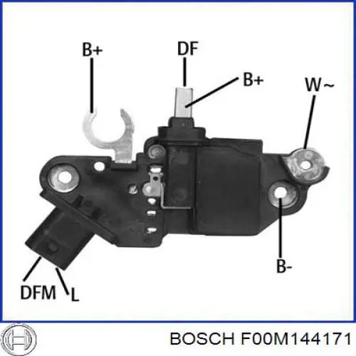 F00M144171 Bosch Реле-регулятор напряжения