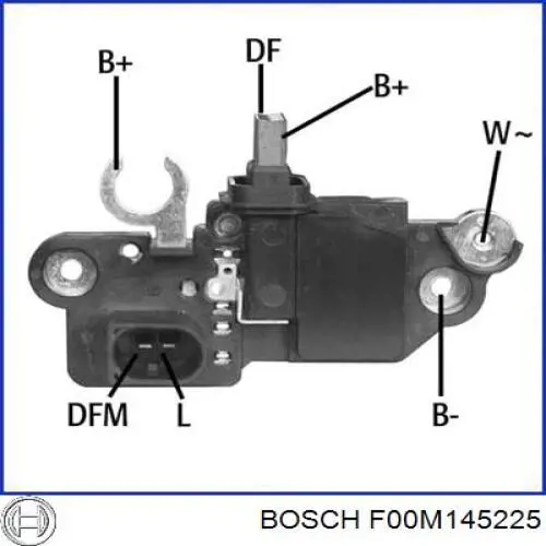 Regulador De Rele Del Generador (Rele De Carga) F00M145225 Bosch