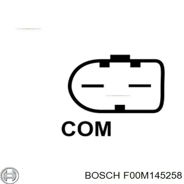 F00M145258 Bosch реле-регулятор генератора (реле зарядки)