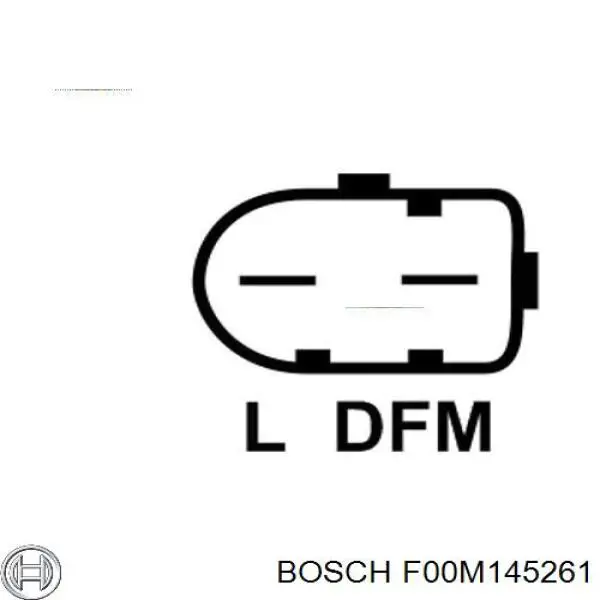 F00M145261 Bosch Реле-регулятор напряжения
