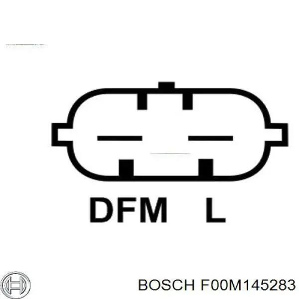 F00M145283 Bosch реле-регулятор генератора (реле зарядки)