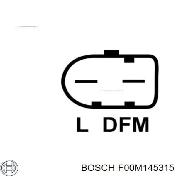 Реле зарядки генератора Bosch F00M145315 цена, от 24.39 USD