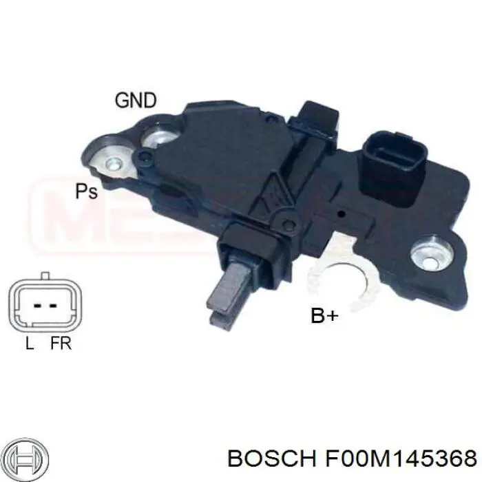 Реле генератора F00M145368 Bosch