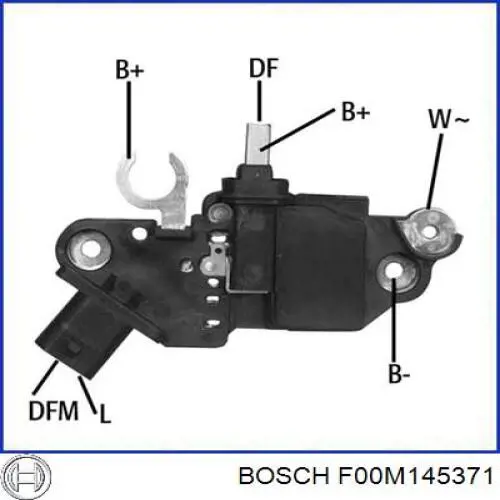 F00M145371 Bosch реле-регулятор генератора (реле зарядки)