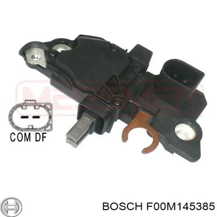 F00M145385 Bosch relê-regulador do gerador (relê de carregamento)