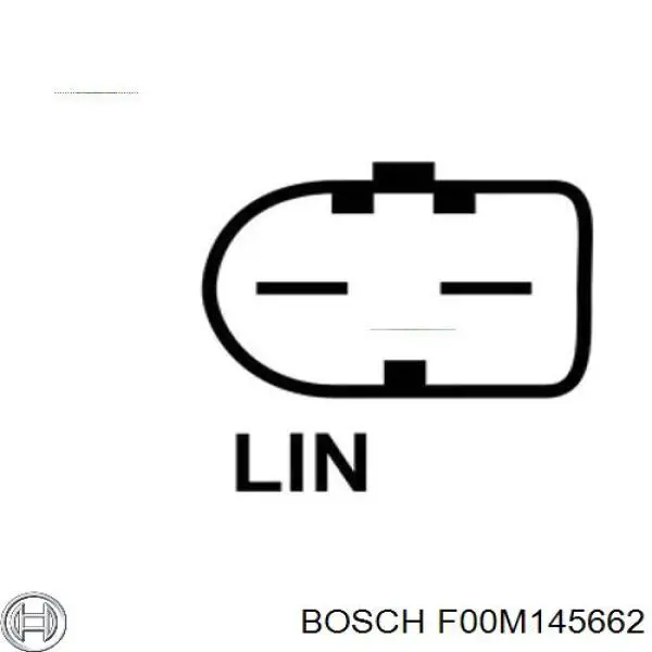 F00M145662 Bosch Реле-регулятор напряжения