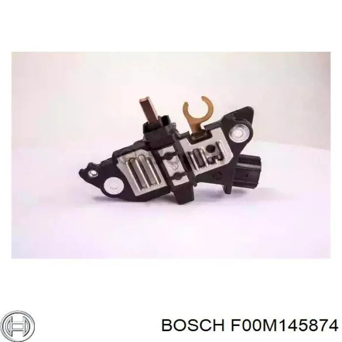 F00M145874 Bosch relê-regulador do gerador (relê de carregamento)