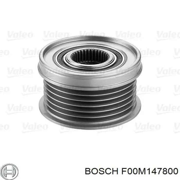 Инерционный шкив Bosch F00M147800 цена, от 26.83 USD