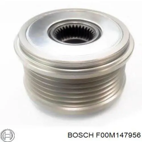 F00M147956 Bosch polia do gerador