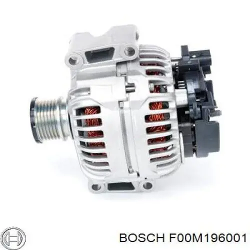 F00M196001 Bosch крышка генератора задняя