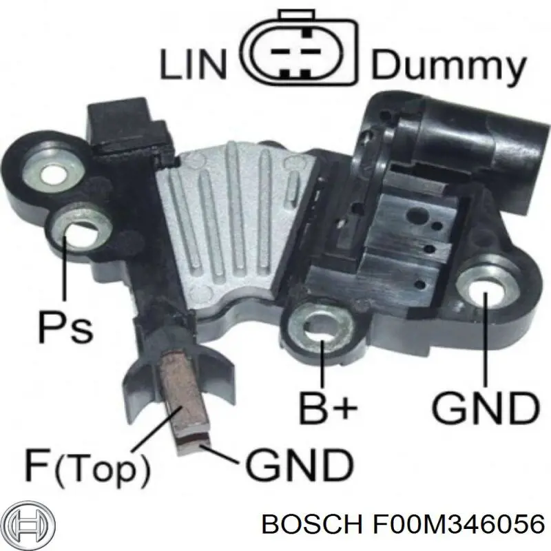 F00M346056 Bosch relê-regulador do gerador (relê de carregamento)
