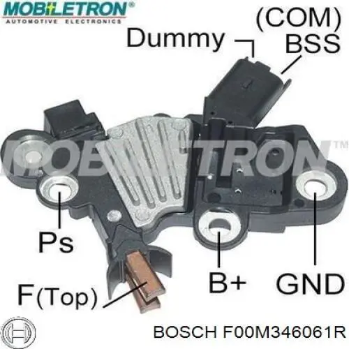 F00M346061R Bosch реле-регулятор генератора (реле зарядки)