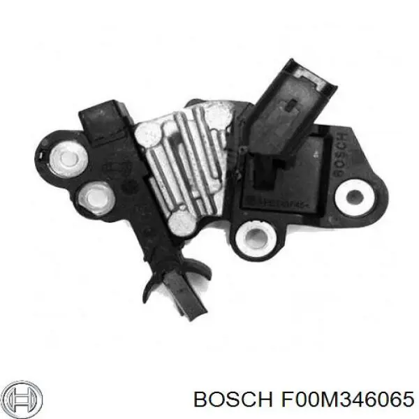 F00M346065 Bosch relê-regulador do gerador (relê de carregamento)
