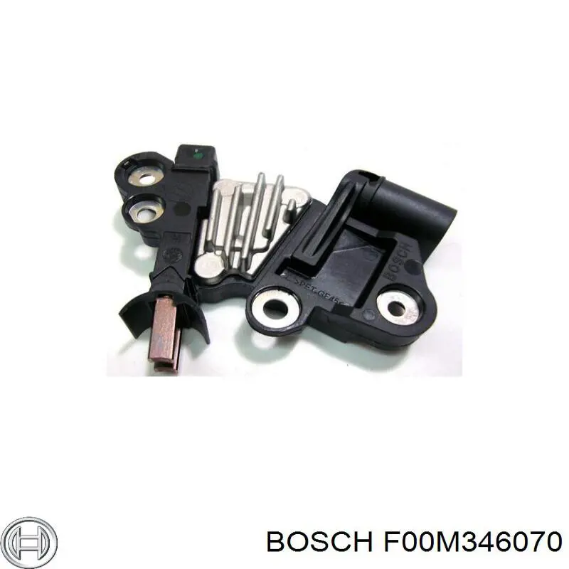 F00M346070 Bosch relê-regulador do gerador (relê de carregamento)