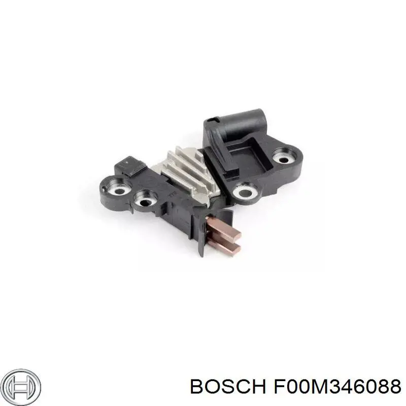 F 00M 346 088 Bosch relê-regulador do gerador (relê de carregamento)