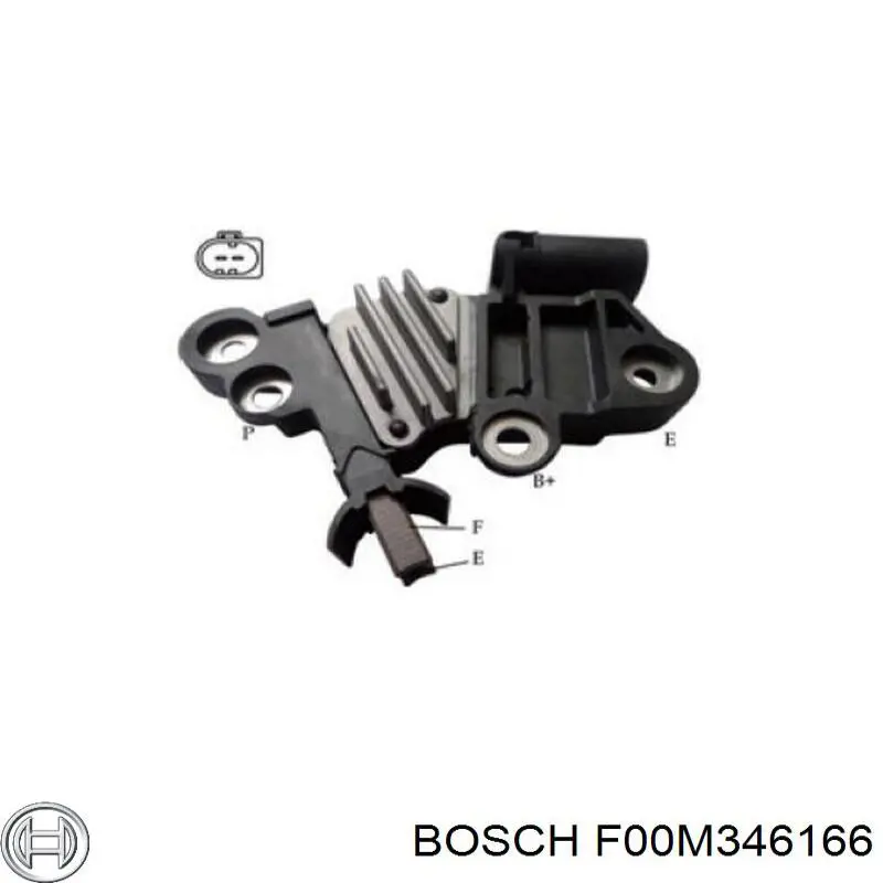 F00M346166 Bosch реле-регулятор генератора (реле зарядки)