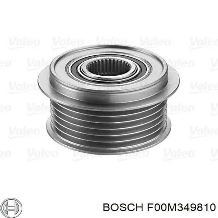 Шкив генератора F00M349810 Bosch