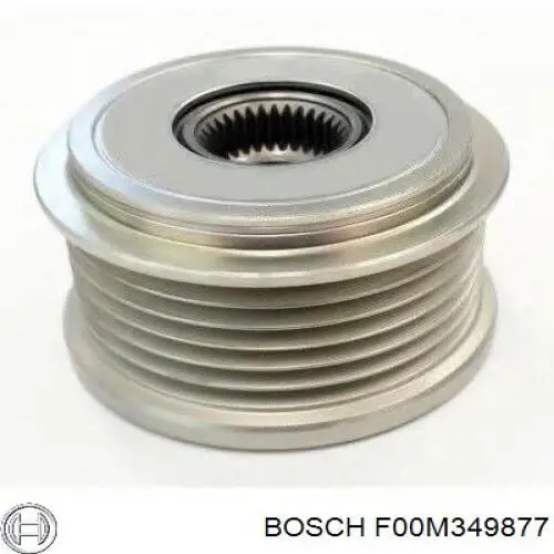 Шкив генератора Bosch F00M349877