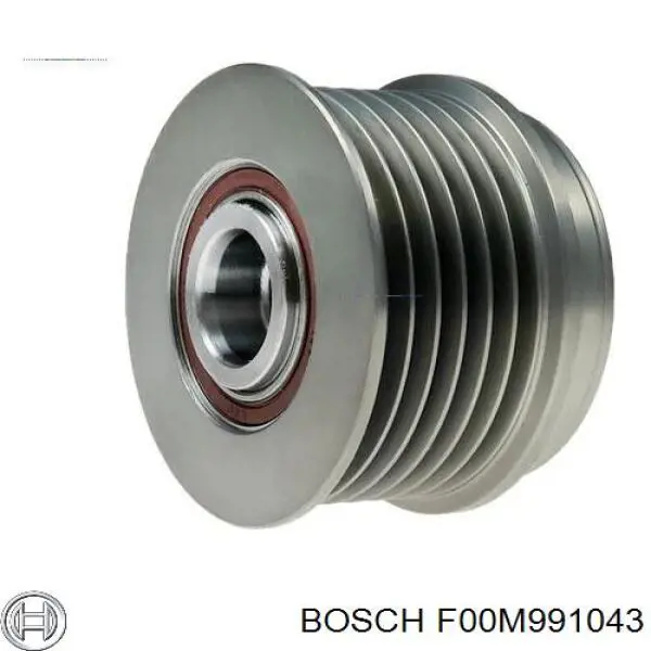 Шкив генератора F00M991043 Bosch