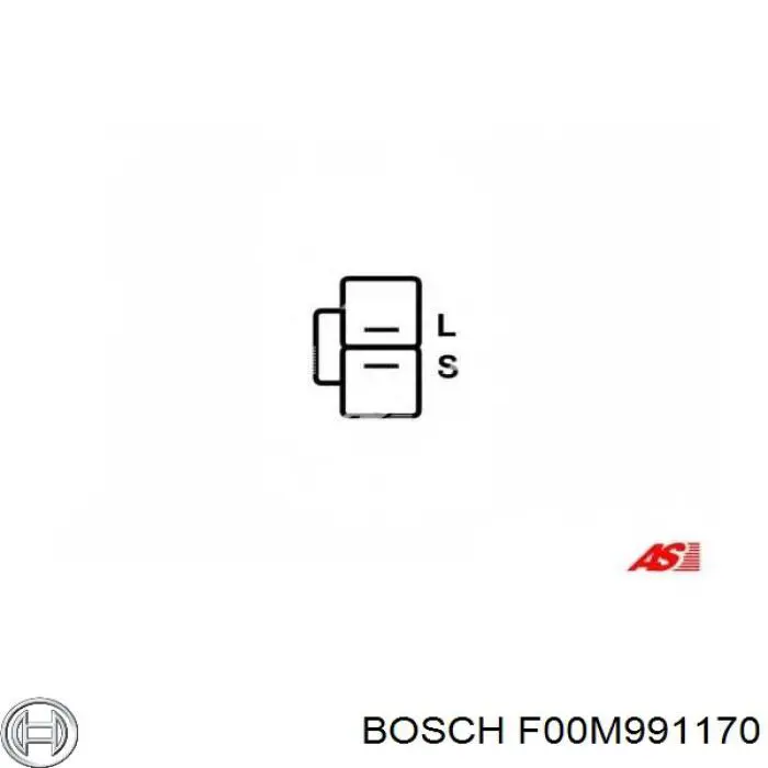 Купить F00M991170 Bosch Шкив ремня генератора