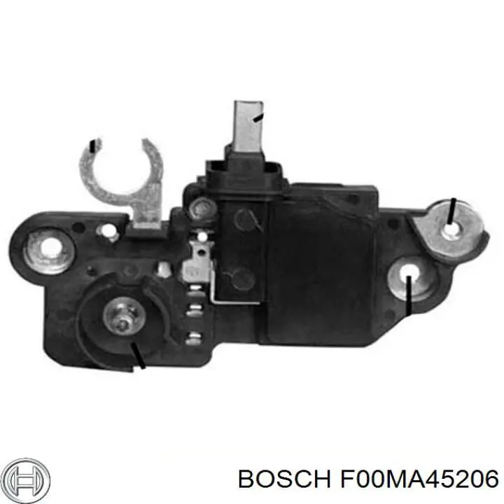 F00MA45206 Bosch relê-regulador do gerador (relê de carregamento)