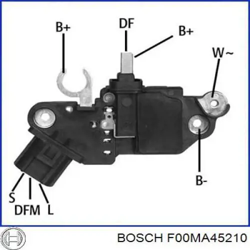 Реле зарядки генератора Bosch F00MA45210 цена, от 29.53 USD