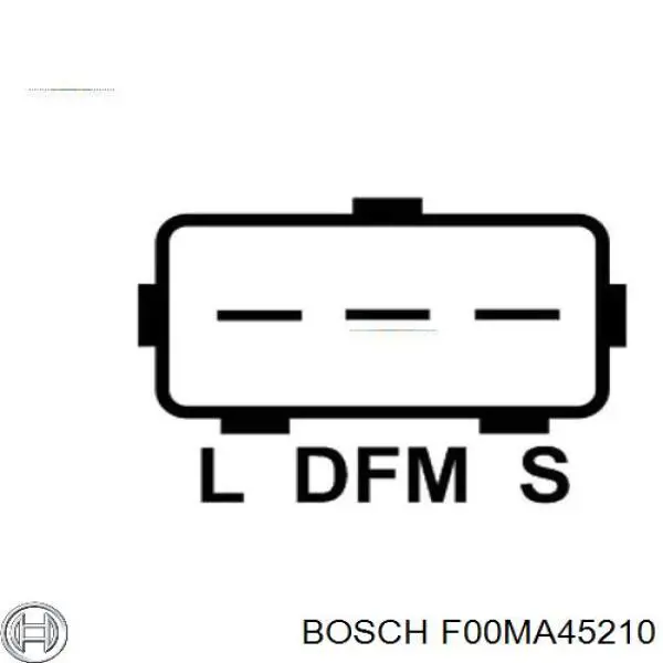 Купить F00MA45210 Bosch Реле регулятор напряжения генератора