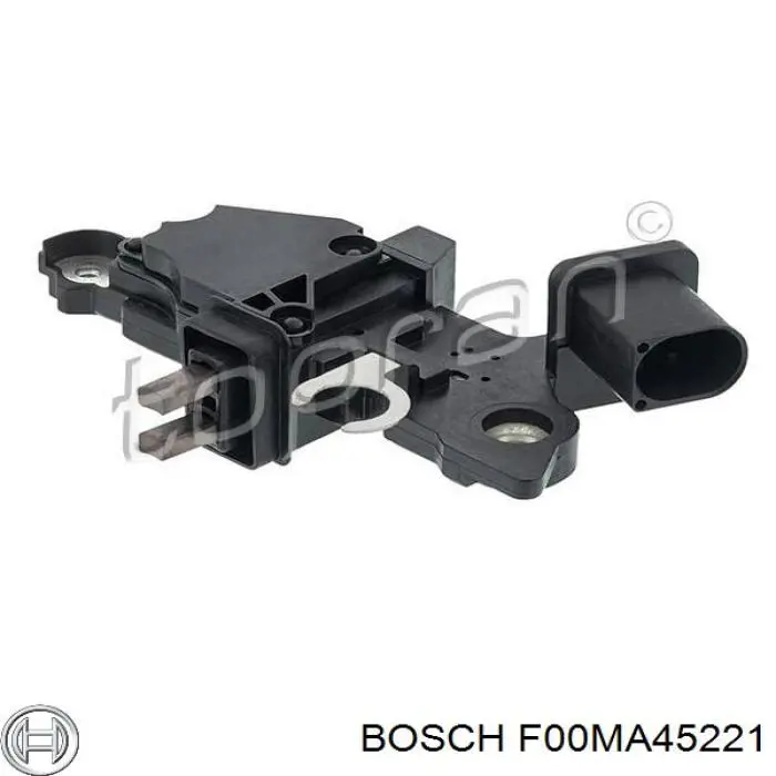 F00MA45221 Bosch relê-regulador do gerador (relê de carregamento)