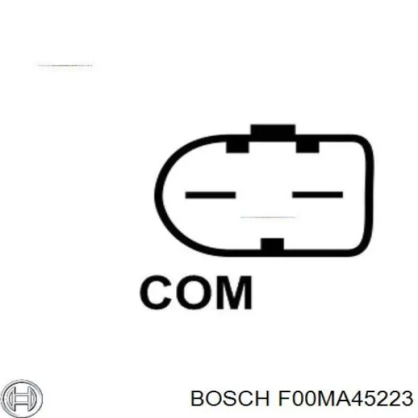 Купить F00MA45223 Bosch Реле регулятор напряжения генератора