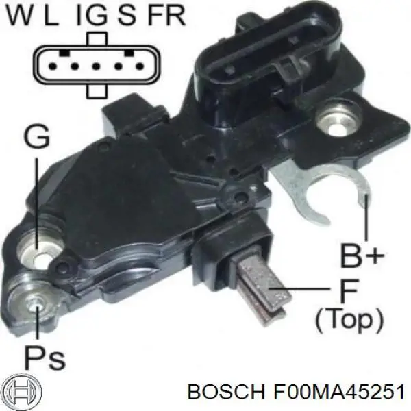 Реле регулятор генератора Bosch F00MA45251