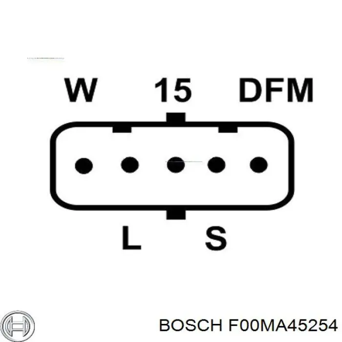 Реле зарядки генератора Bosch F00MA45254 цена, от 34.98 USD