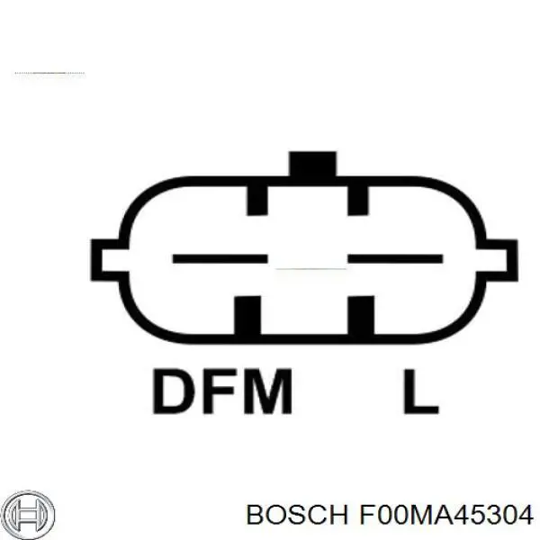 F00MA45304 Bosch Реле-регулятор напряжения