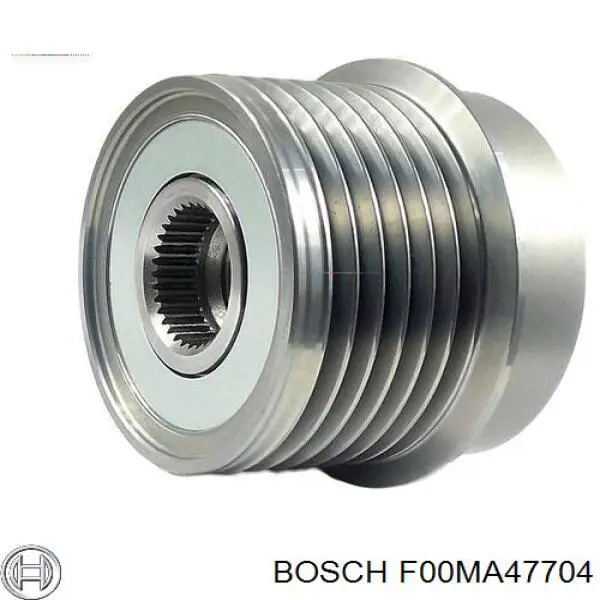 F00MA47704 Bosch шкив генератора