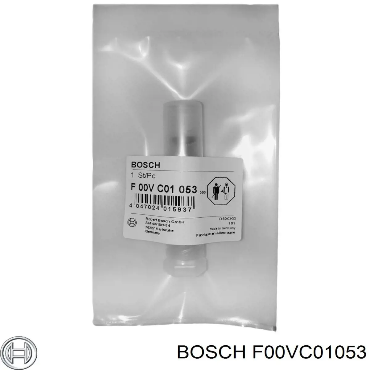 Válvula del inyector F00VC01053 Bosch