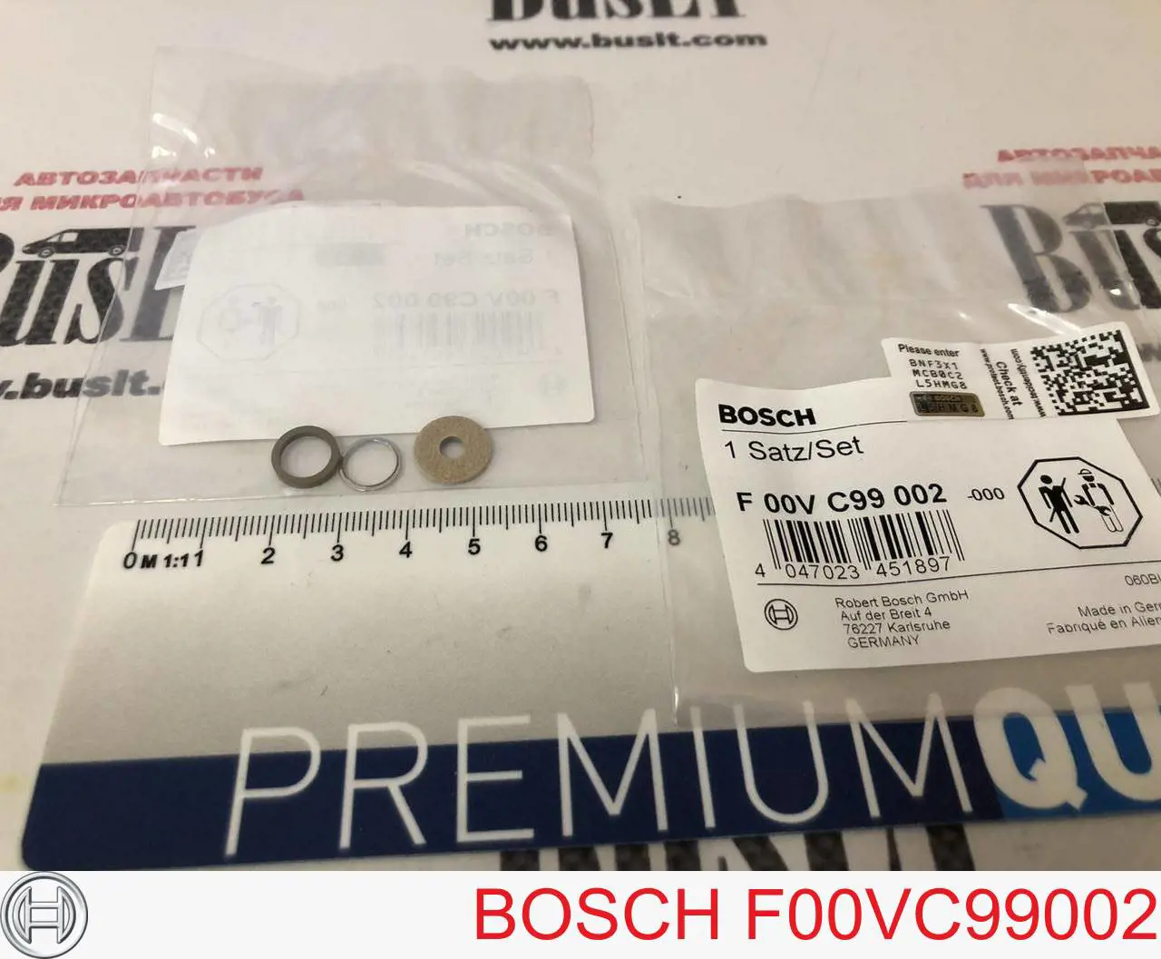 Уплотнительное кольцо форсунок  Bosch F00VC99002