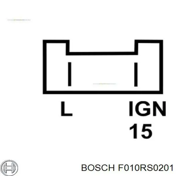 Реле регулятор генератора BOSCH F010RS0201