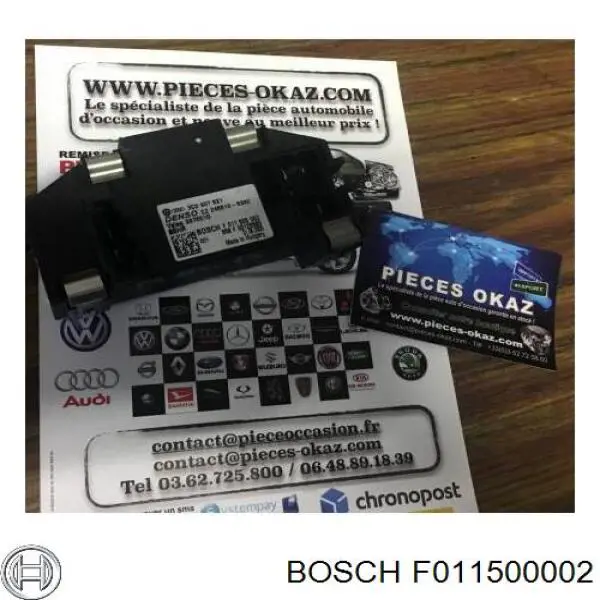 F011500002 Bosch резистор (сопротивление вентилятора печки (отопителя салона))