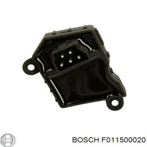 F011500020 Bosch резистор (сопротивление вентилятора печки (отопителя салона))