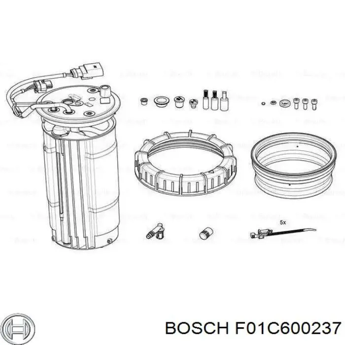 Блок подогрева топлива Bosch F01C600237