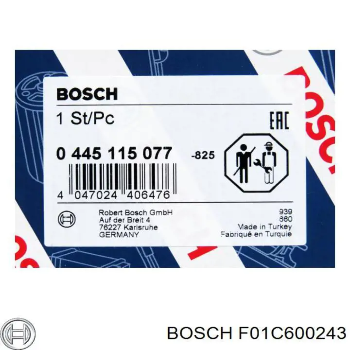 F01C600243 Bosch Подогреватель топлива